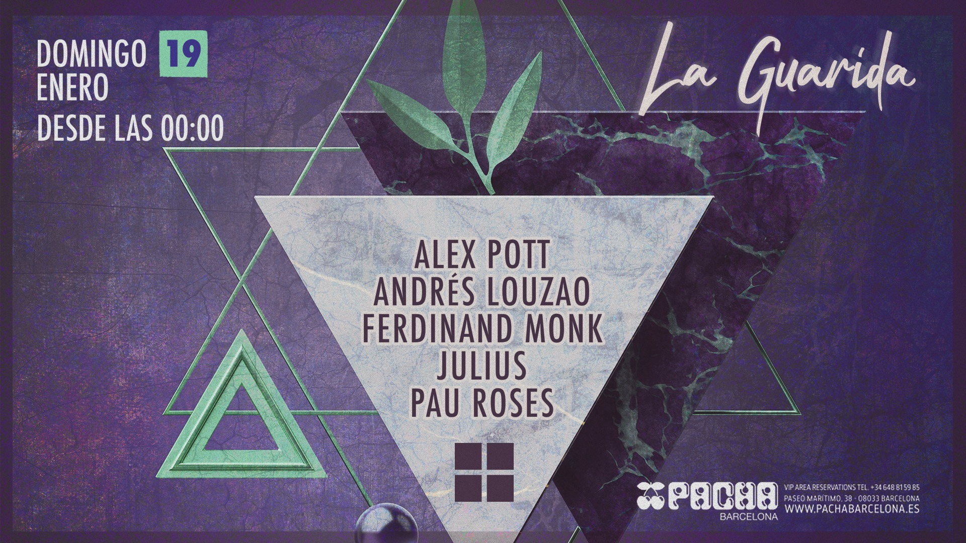 SIGHT in collaboration with LA GUARIDA pres. Alex Pott, Andres Louzao, Ferdinand Monk and Julius / Pau Roses - Club Pacha Barcelona SIGHT in collaboration with LA GUARIDA pres. Alex Pott, Andres Louzao, Ferdinand Monk and Julius / Pau Roses - Club Pacha Barcelona
