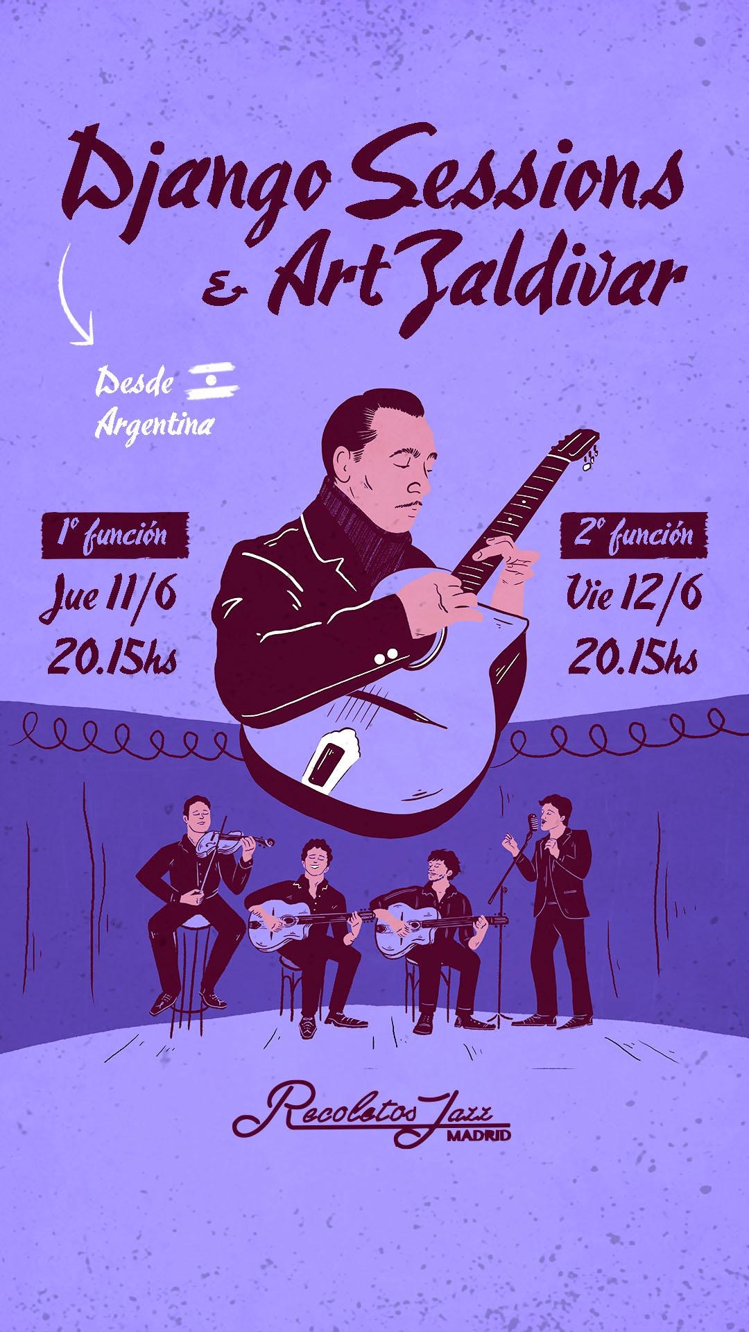 DJANGO SESSIONS &amp; ART ZALDIVAR  8:15PM