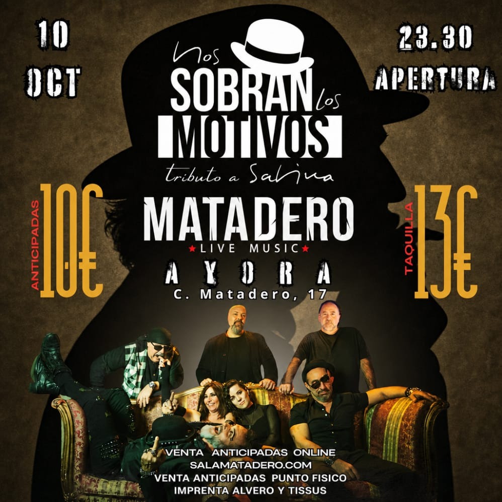 Concierto "Nos Sobran los Motivos". Tributo Sabina.