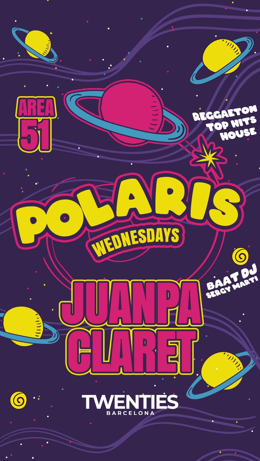 POLARIS WEDNESDAYS | JUANPA CLARET | 11TH OCT TWENTIES BARCELONA