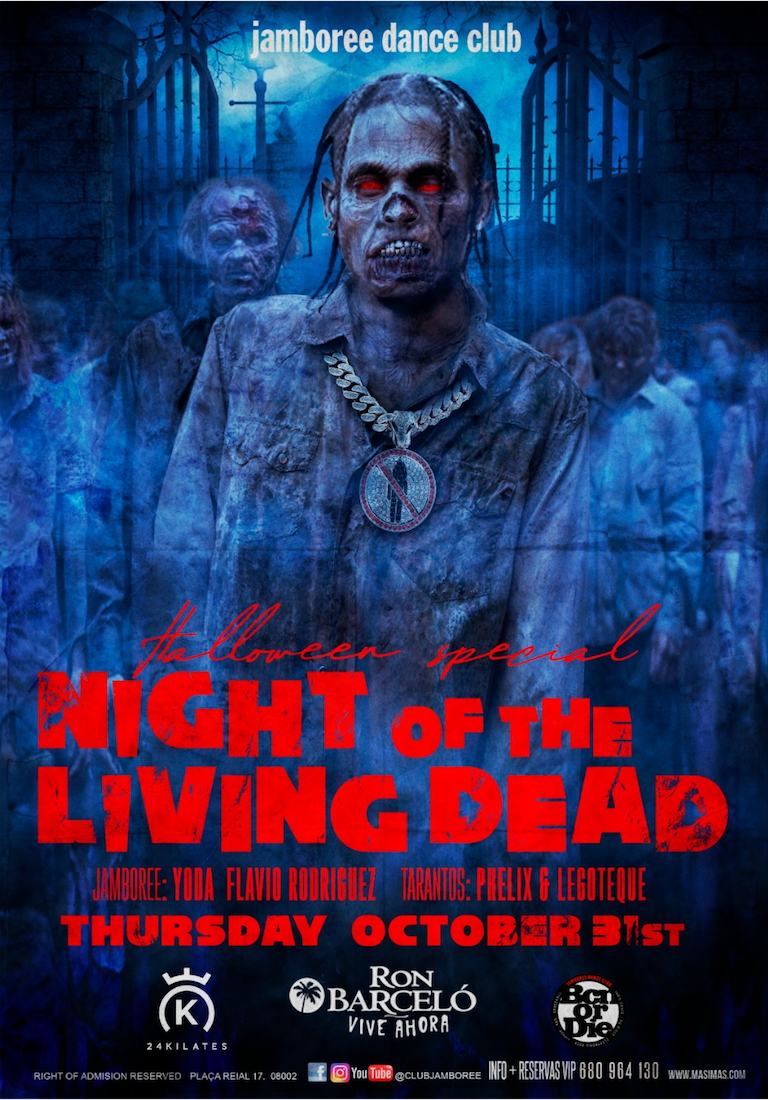  HALLOWEEN PARTY  - NIGHT OF THE LIVING DEAD JAMBOREE
