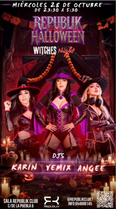 REPUBLIK HALLOWEEN WITCHES NIGHT SALA REPUBLIK
