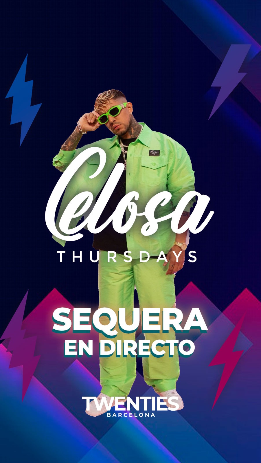CELOSA THURSDAYS  | SEQUERA EN DIRECTO |  20TH JULY TWENTIES BARCELONA