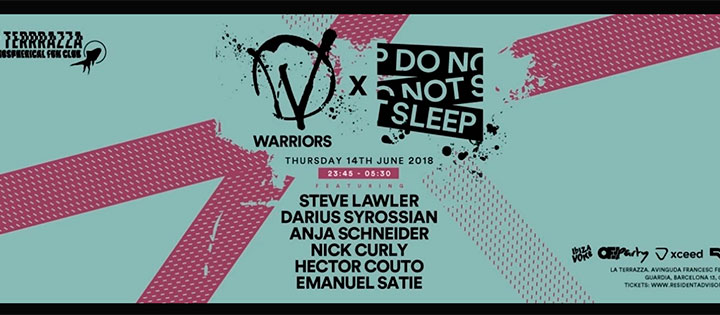 WARRIORS DO NOT SLEEP - OPEN AIR - OFF WEEK BARCELONA LA TERRRAZZA - HAPPY TECHNO