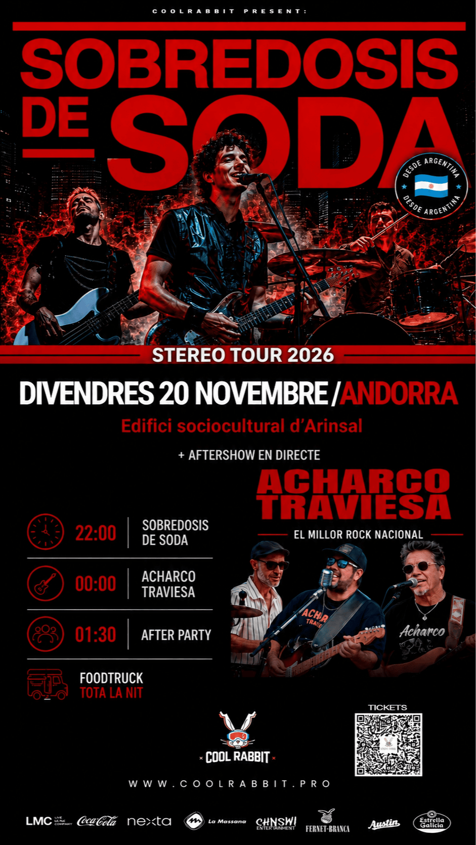 Sobredosis de Soda Andorra 2026 · Stereo Tour 