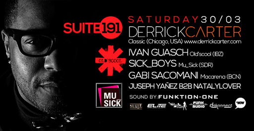 DERRICK CARTER BPREMIUM EVENTS