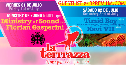 SATURDAY @ LA TERRRAZZA LA TERRRAZZA - HAPPY TECHNO