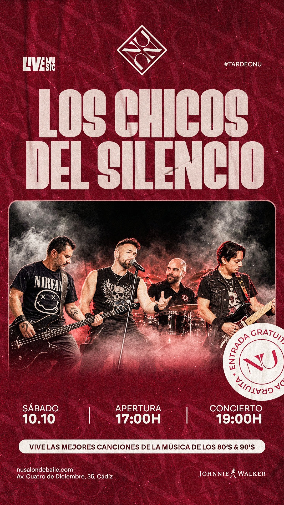 CONCIERTO | LOS CHICOS DEL SILENCIO | ENTRADA LIBRE
