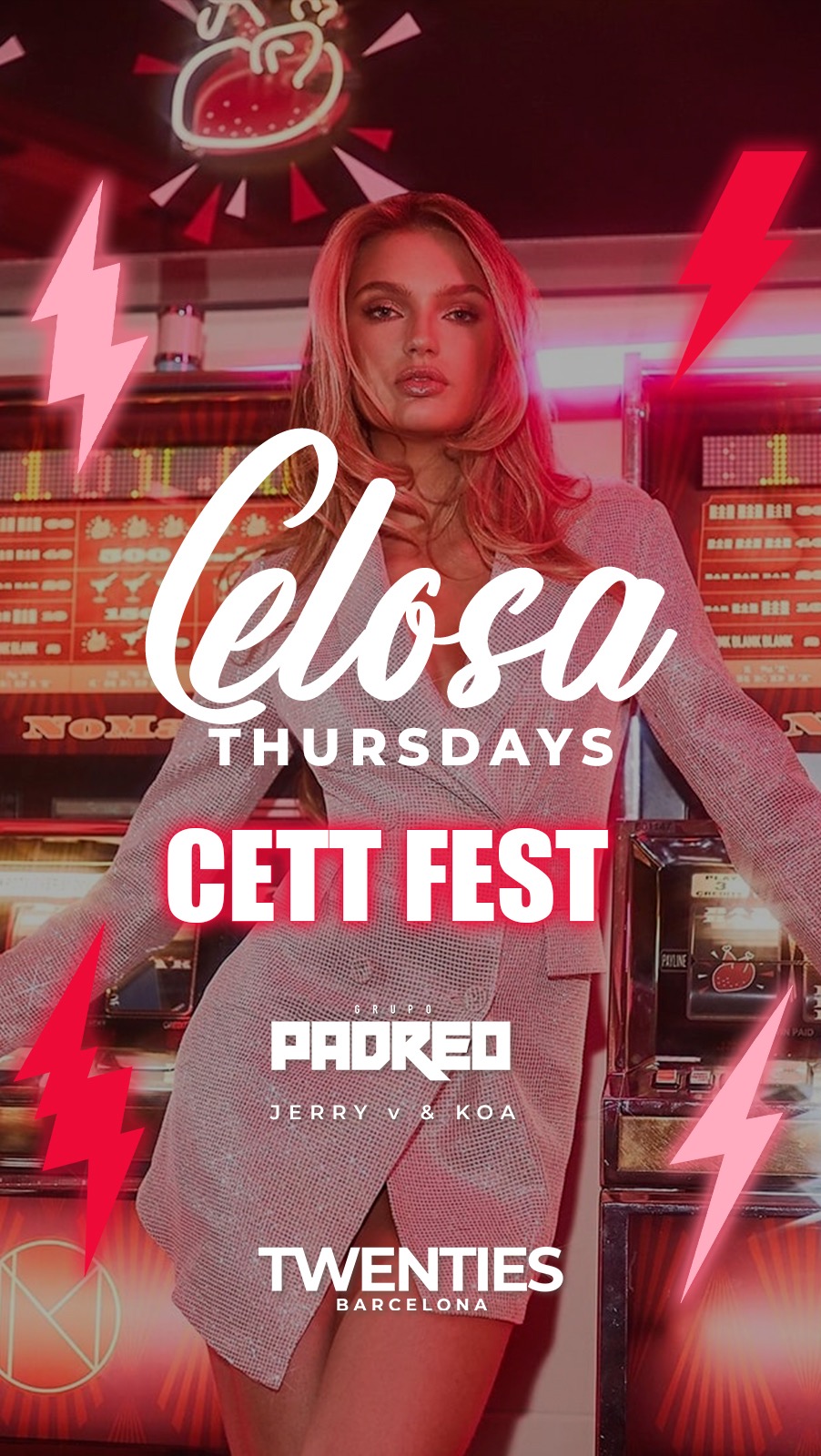 CELOSA THURSDAYS | CETT FEST | 28TH SEPT TWENTIES BARCELONA