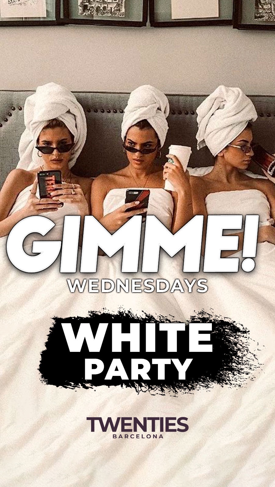 GIMME! WEDNESDAY | WHITE PARTY TWENTIES BARCELONA