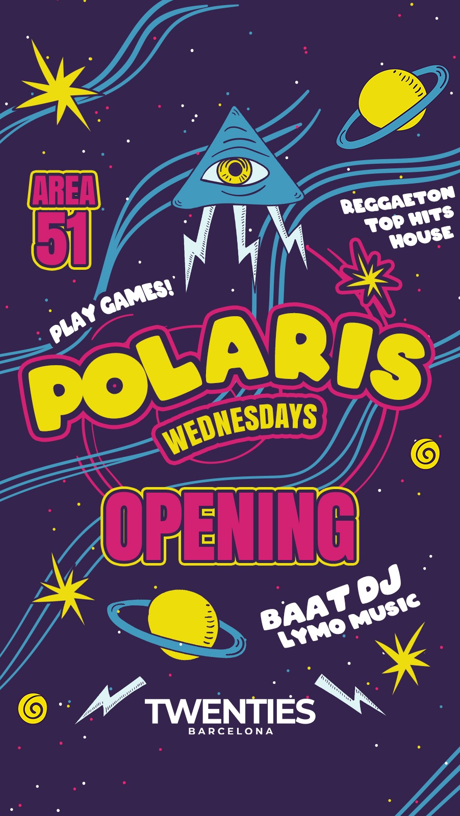 POLARIS WEDNESDAYS | OPENING | 13TH SEPT TWENTIES BARCELONA