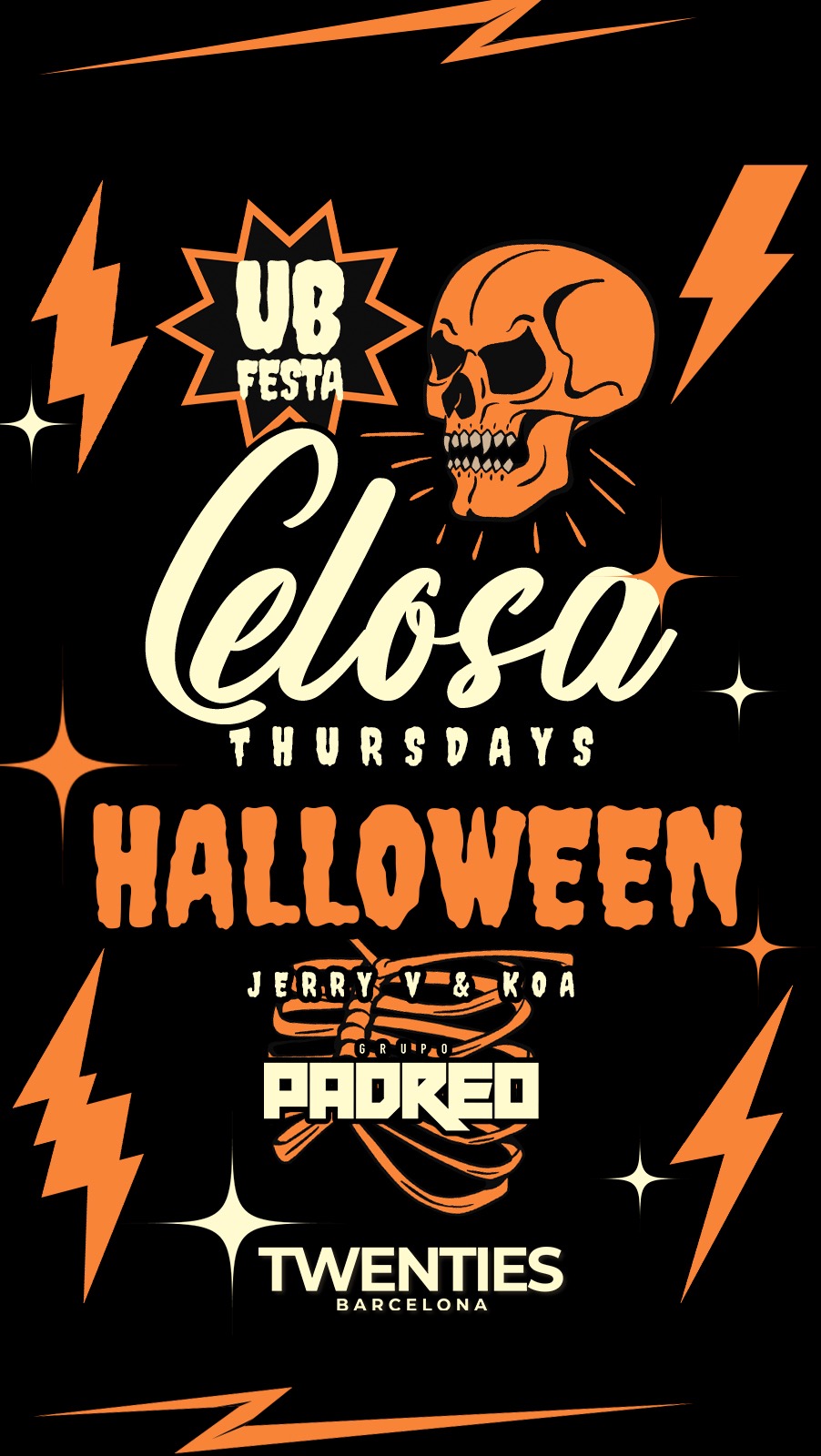 CELOSA THURSDAYS | HALLOWEEN UB | 26TH OCT TWENTIES BARCELONA