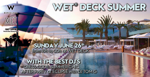 WET ® DECK SUMMER W BARCELONA