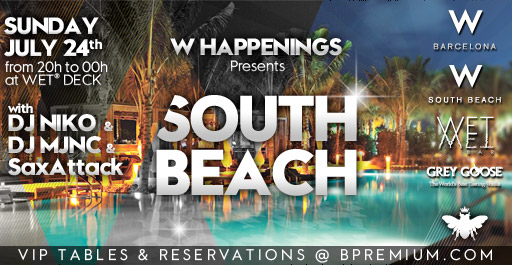 SOUTH BEACH AT WET ® DECK W BARCELONA