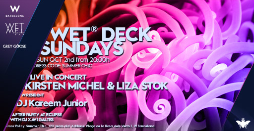 WET ® DECK SUNDAYS W BARCELONA