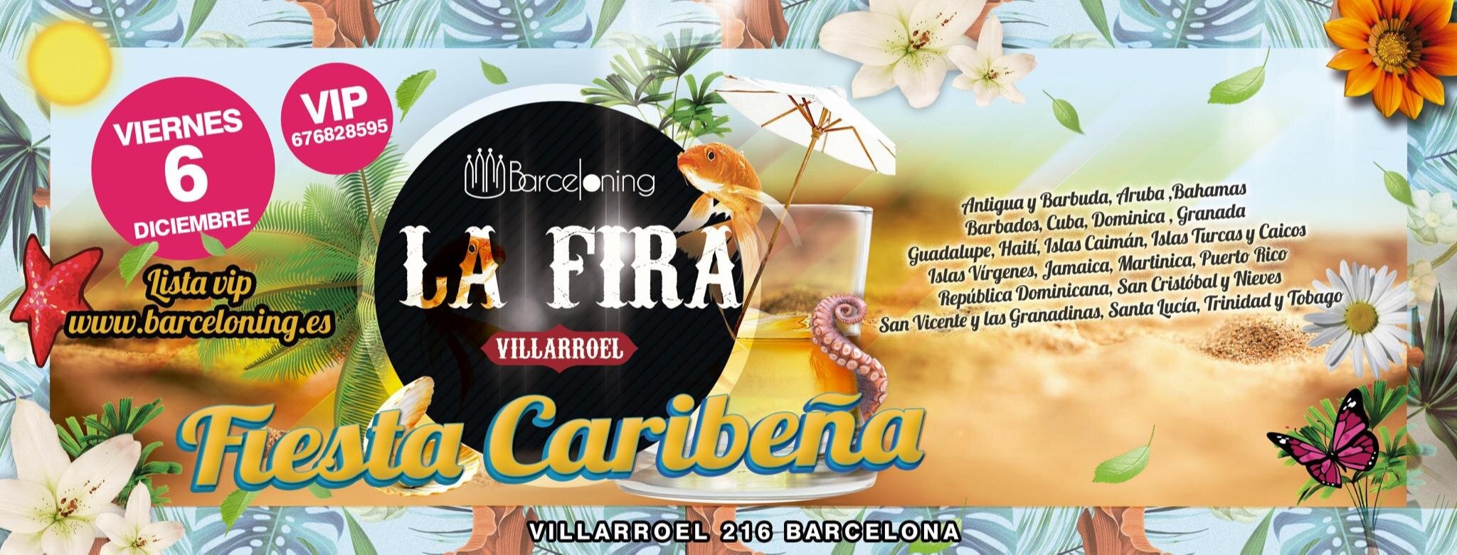 Fiesta Caribeña - La Fira Villarroel - Club LA FIRA VILLARROEL Fiesta Caribeña - La Fira Villarroel - Club LA FIRA VILLARROEL