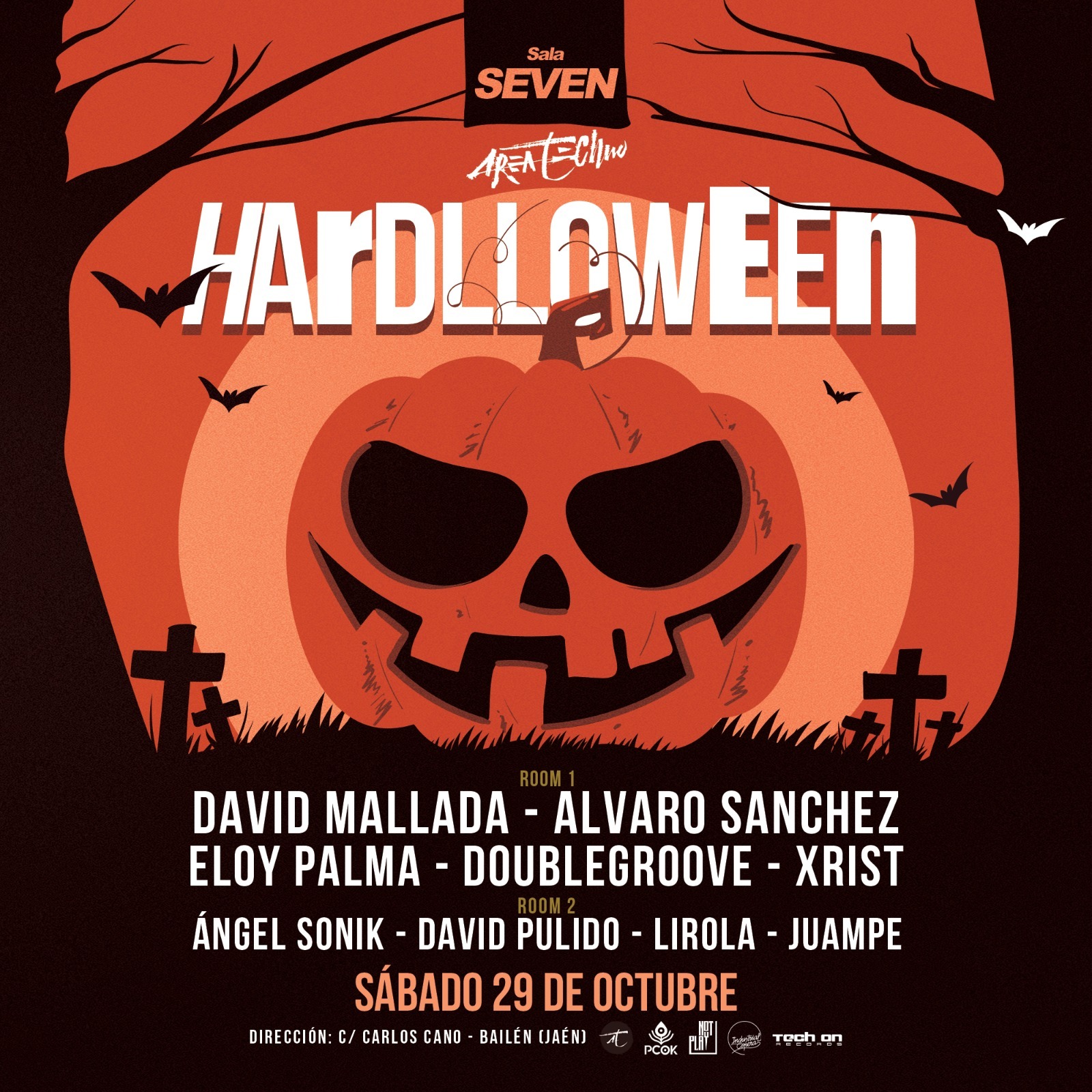 HARDLLOWEEN DISCOTECA SEVEN