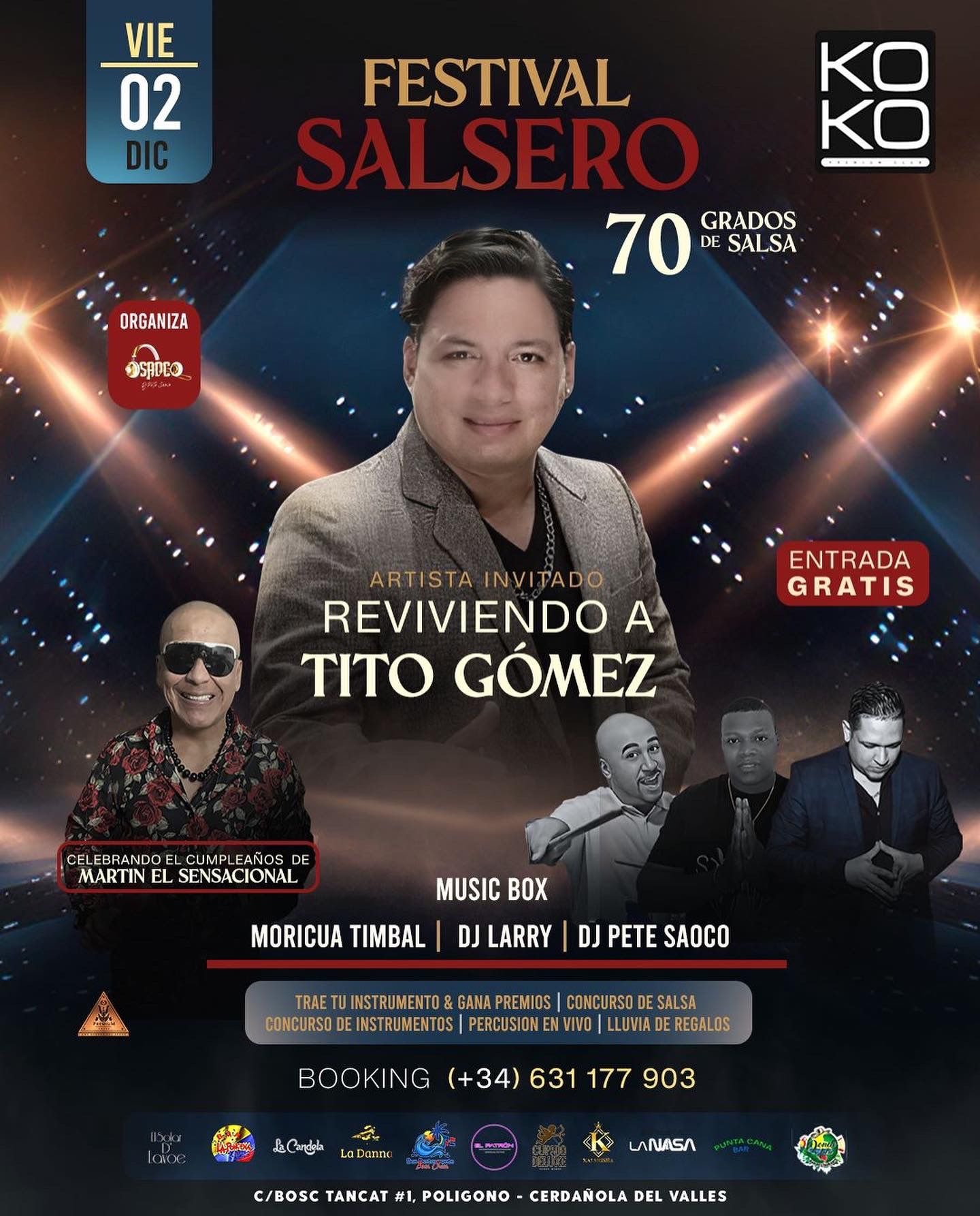 FESTIVAL SALSERO KOKO PREMIUM CLUB 
