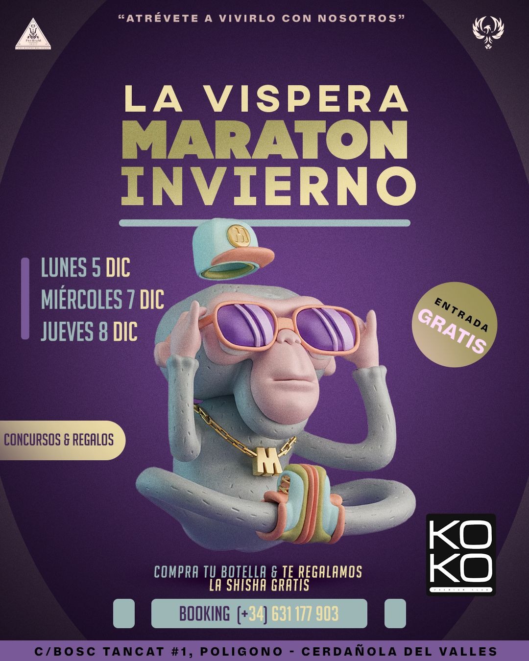 LA VISPERA MARATON INVIERNO KOKO PREMIUM CLUB 