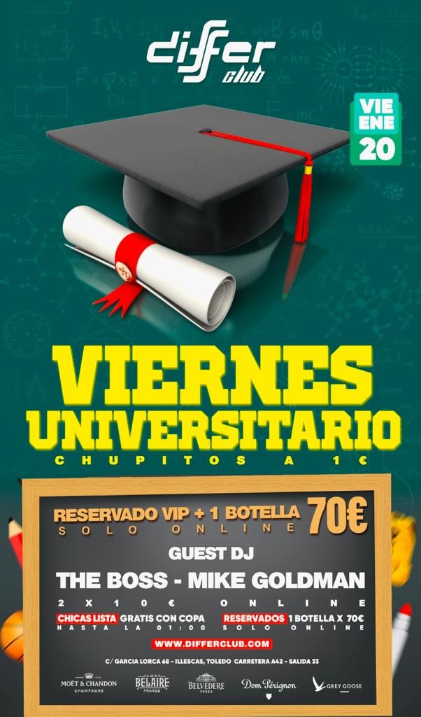 VIERNES UNIVERSITARIO DIFFER CLUB