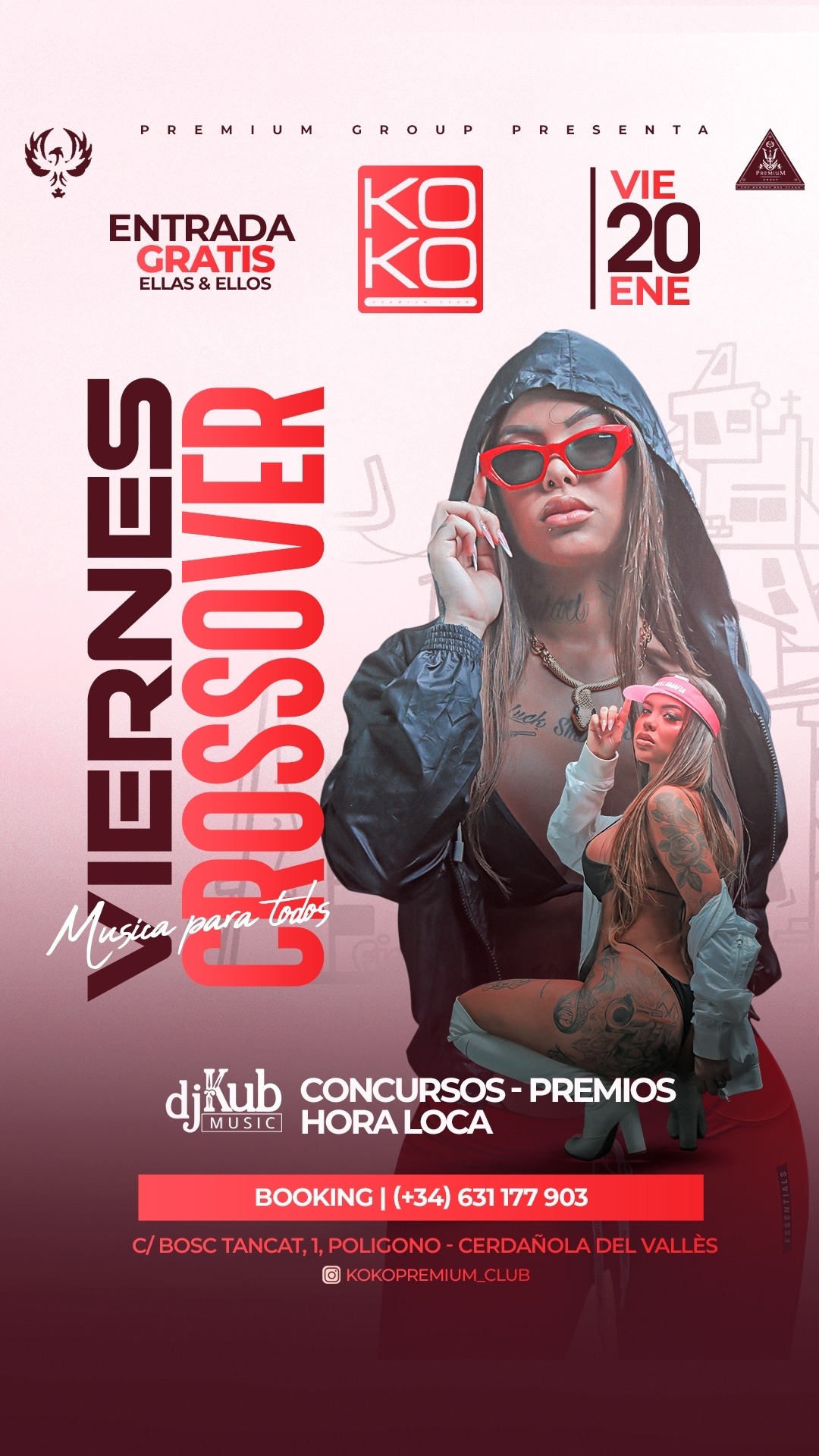 VIERNES CROSSOVER KOKO PREMIUM CLUB 