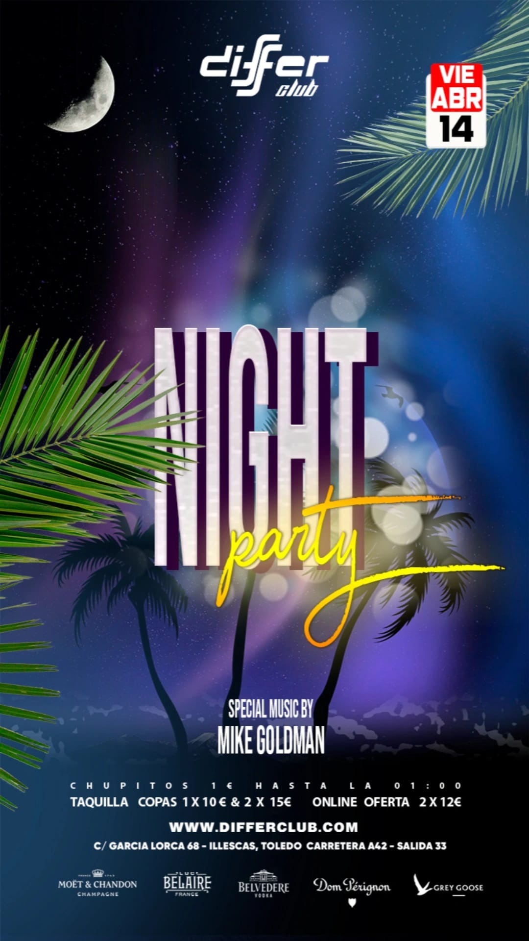 PARTY VIERNES DIFFER CLUB