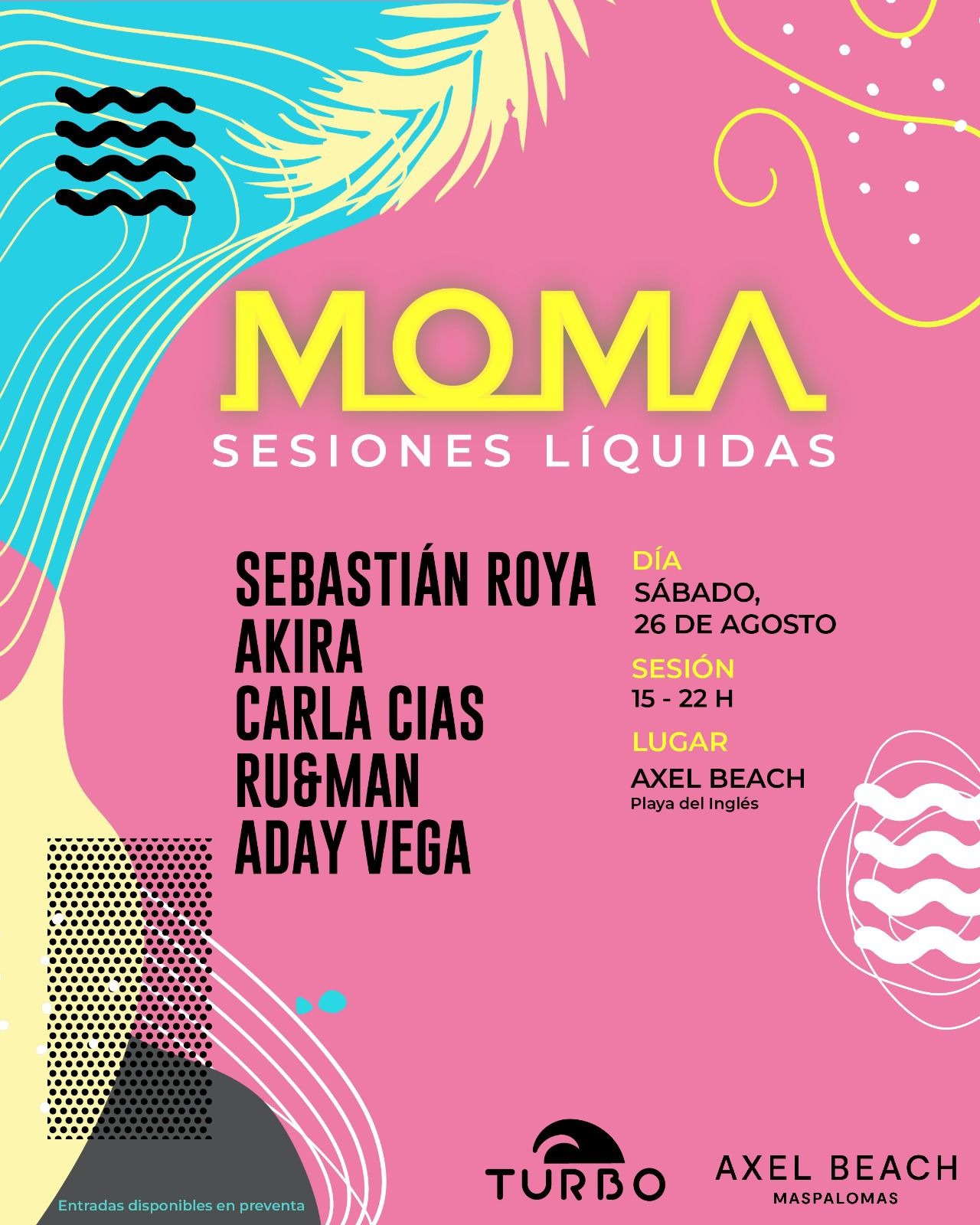 Moma Club Moma Club Pool Party sesiones Líquidas Tickets, guestlists