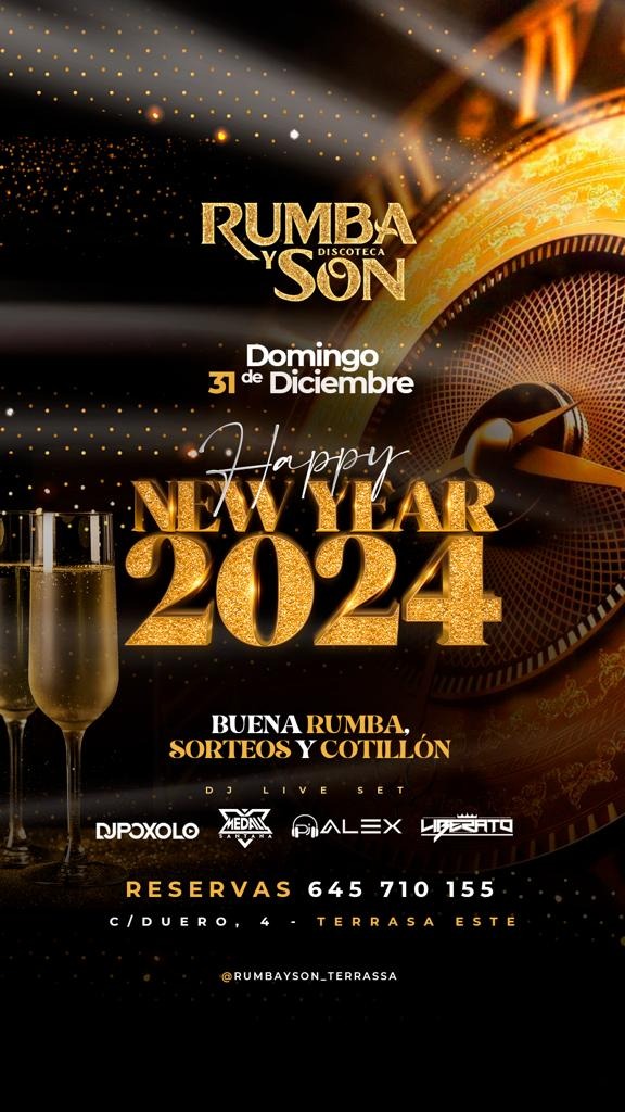 HAPPY NEW YEAR 2024 RUMBA Y SON TERRASSA
