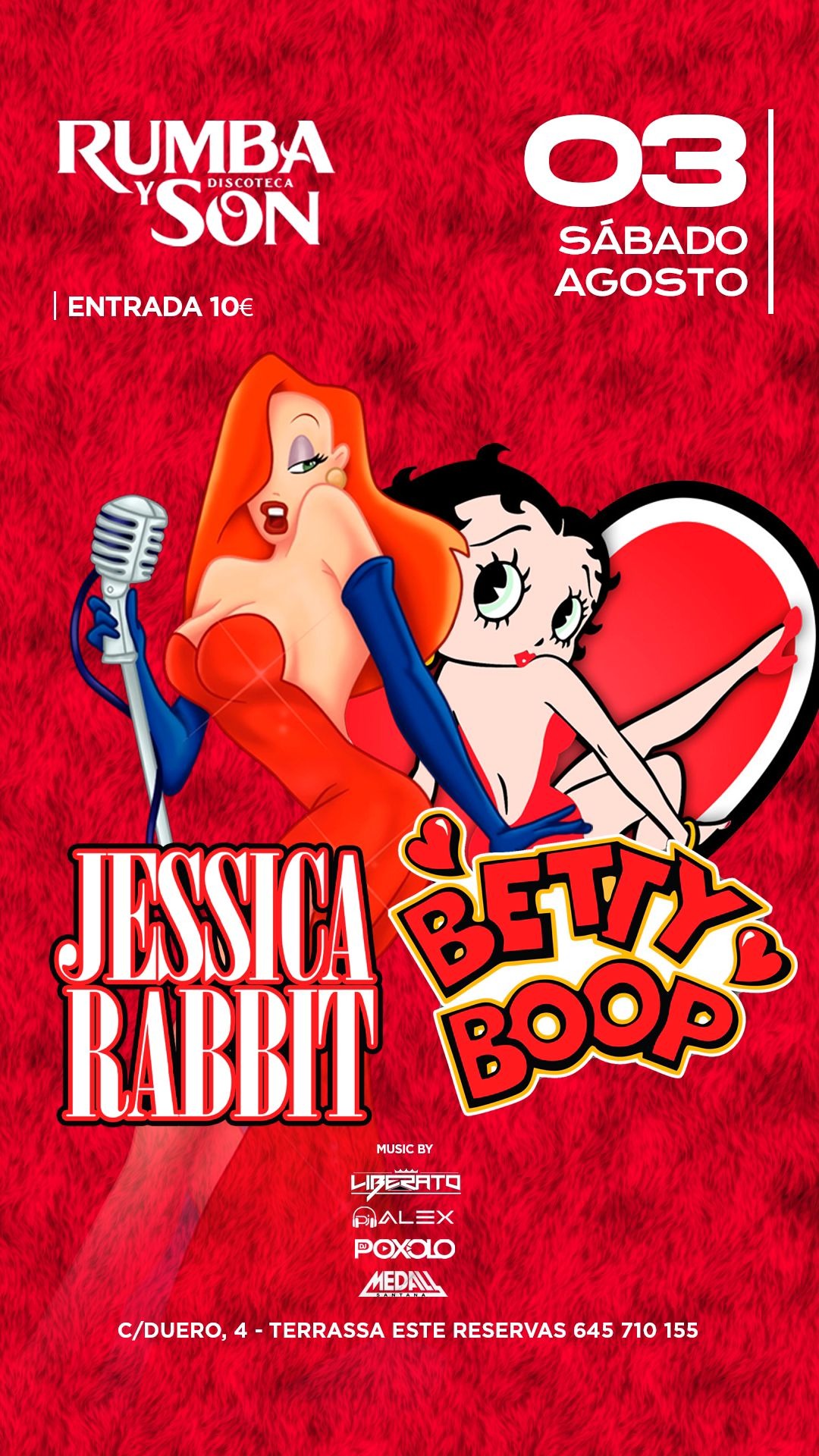 Jessica Rabit Y Betty Boop at Rumba Y Son Terrassa in Barcelona