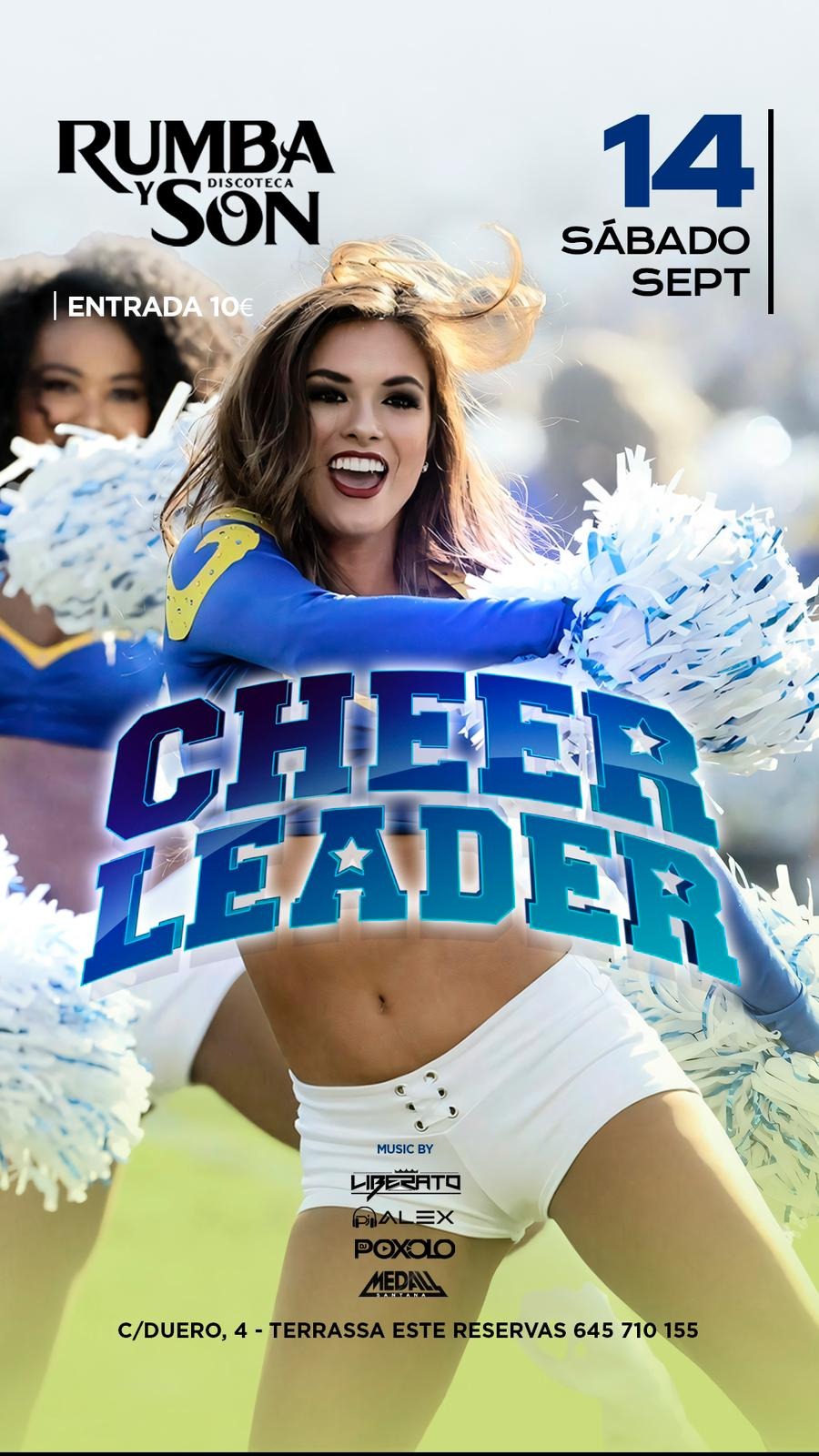 YouBarcelona Cheer Leader Tickets, guestlists and VIP tables Cheer ...