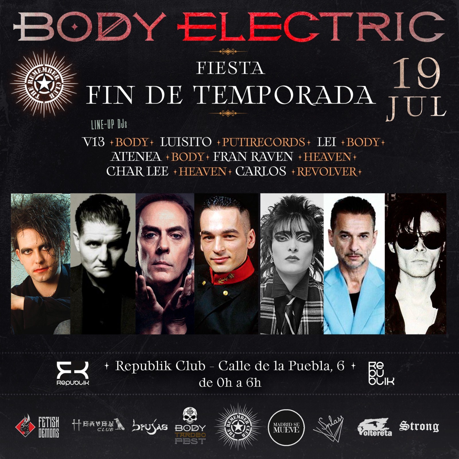 BODY ELECTRIC CLUB - Club Sala Republik
