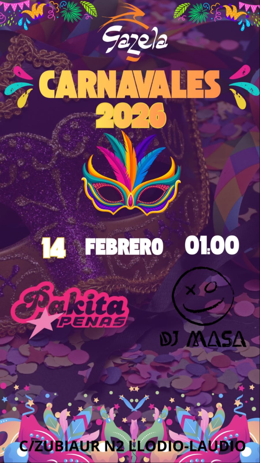 CARNAVALES 2026 GAZELA