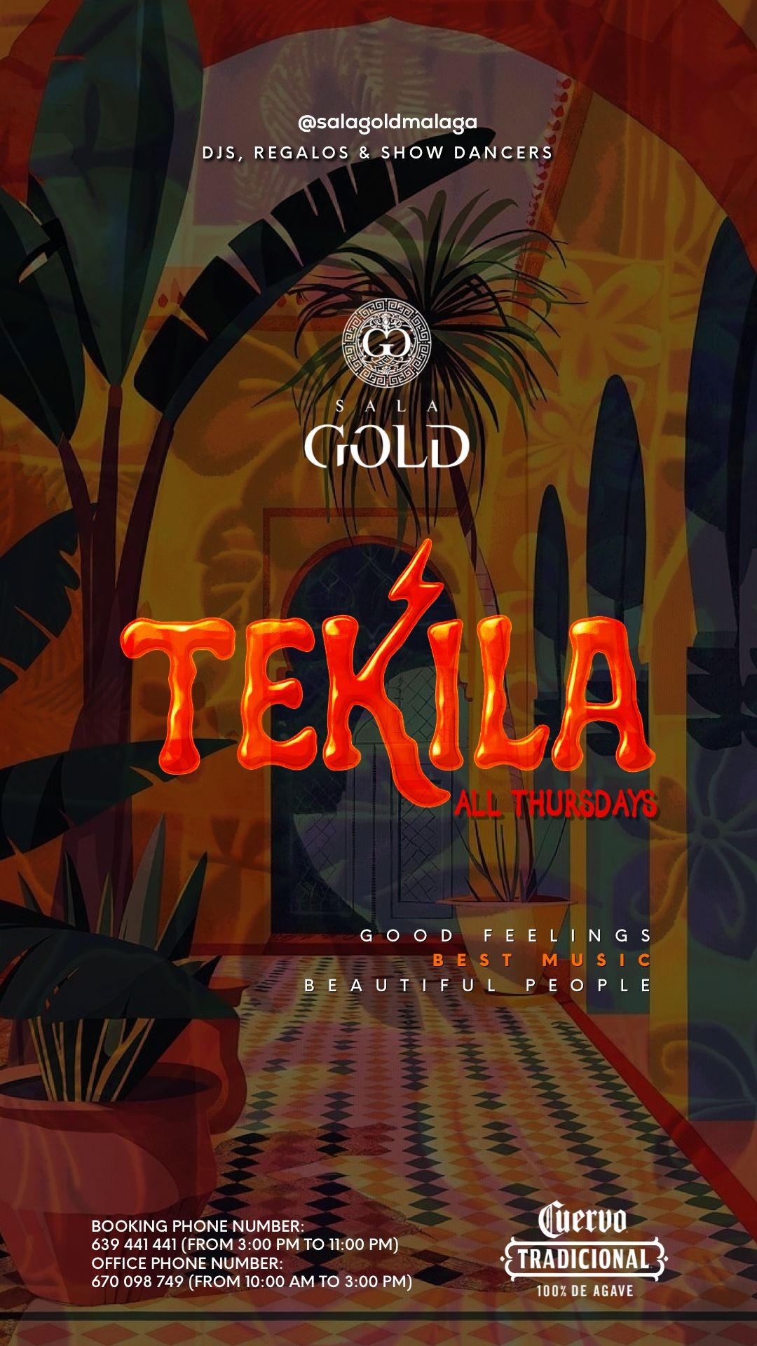 Sala Gold Tekila Tickets, guestlists and VIP tables Tekila - Sala Gold 2026-04-1 Sala Gold Tekila Tickets, guestlists and VIP tables Tekila - Sala Gold 2026-04-1