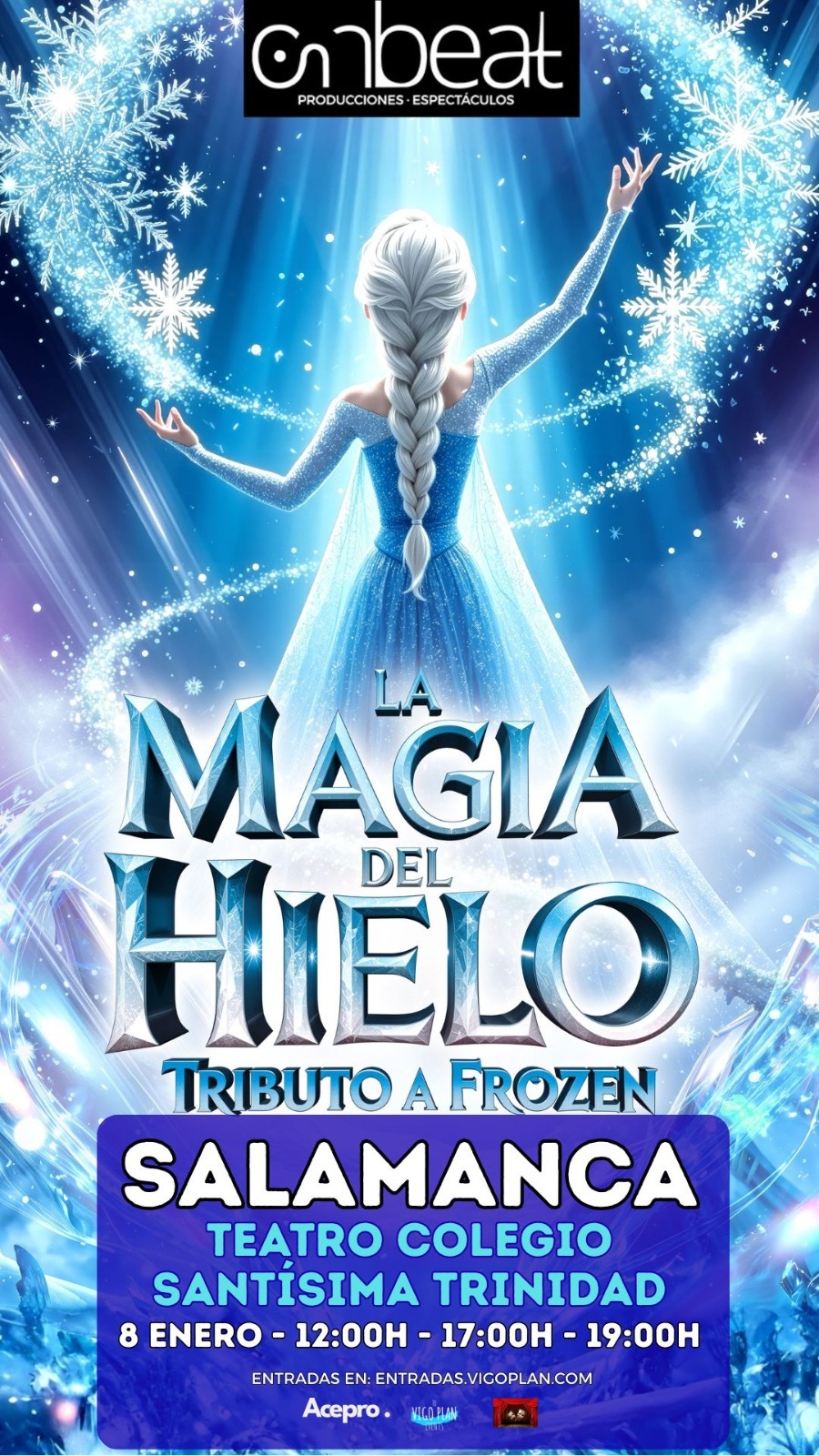 La magia del hielo, tributo a Frozen el musical - 12HS