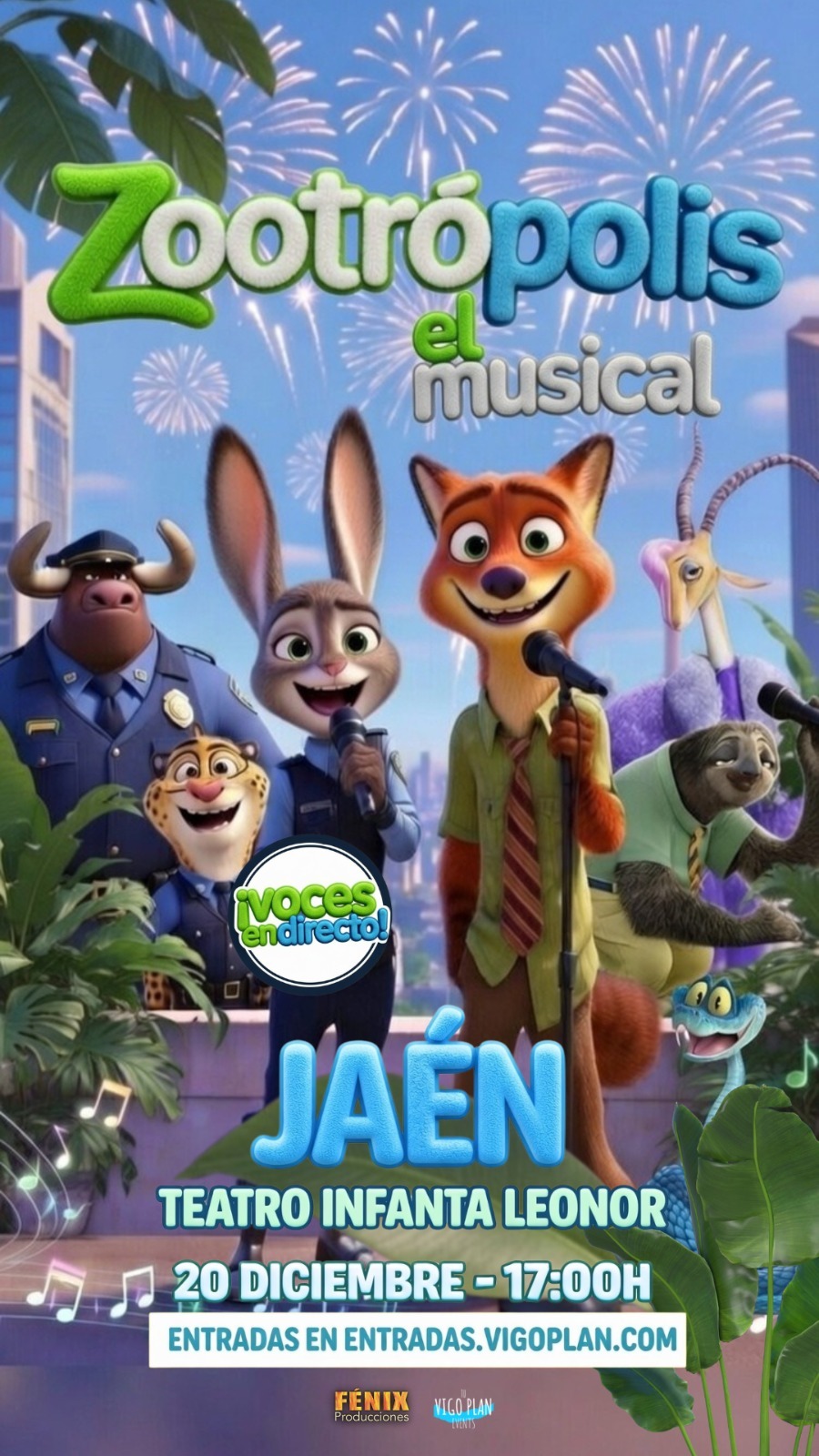 ZOOTRÓPOLIS, EL MUSICAL