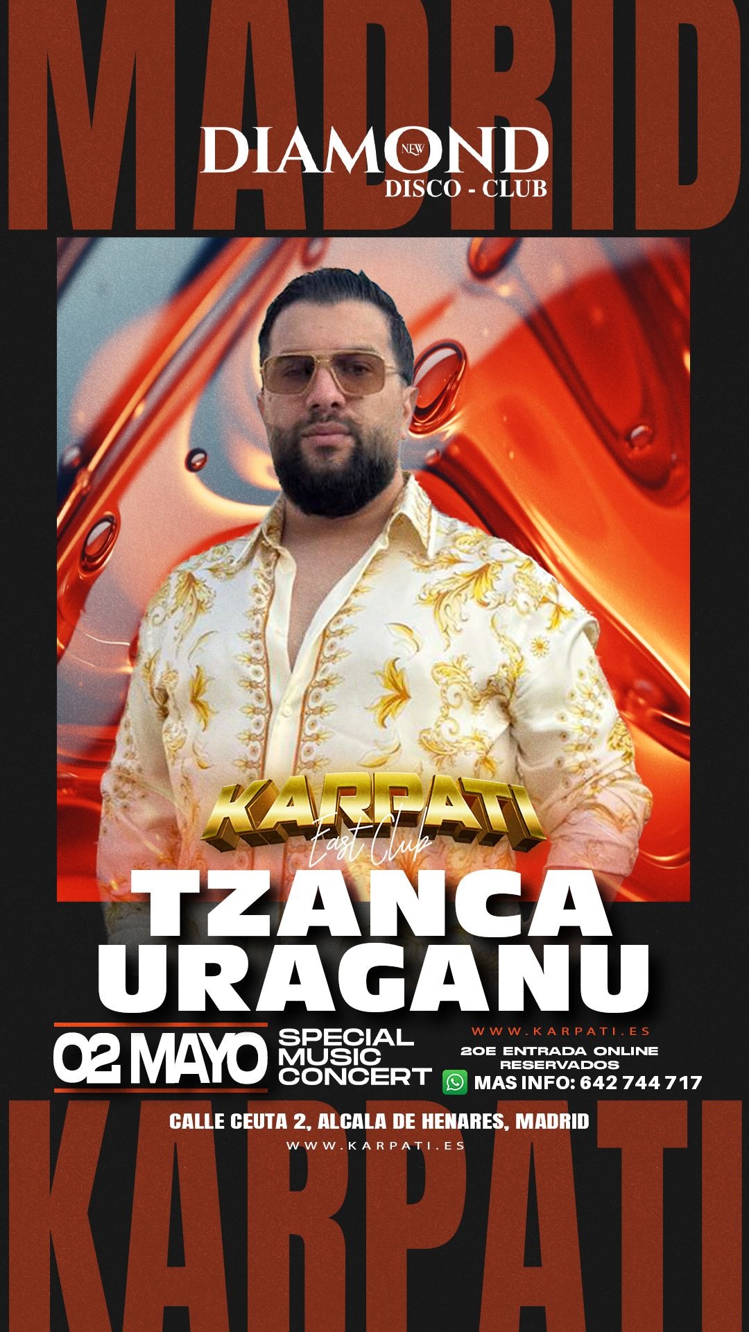 CONCERT LIVE TZANCA URAGANU DISCO CLUB NEW DIAMOND