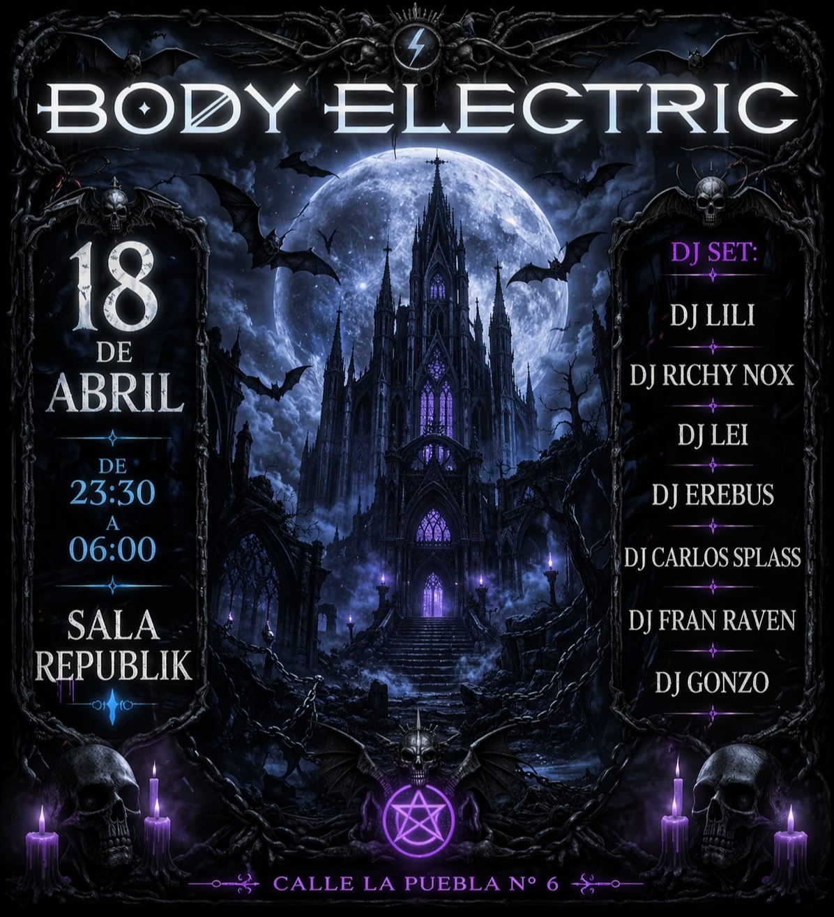 BODY ELECTRIC CLUB SALA REPUBLIK