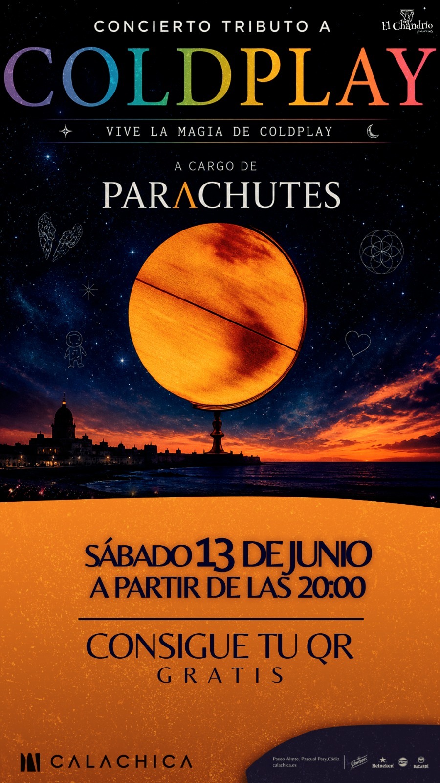 SÁBADO 13  JUNIO  | PARACHUTES |  TARDEO