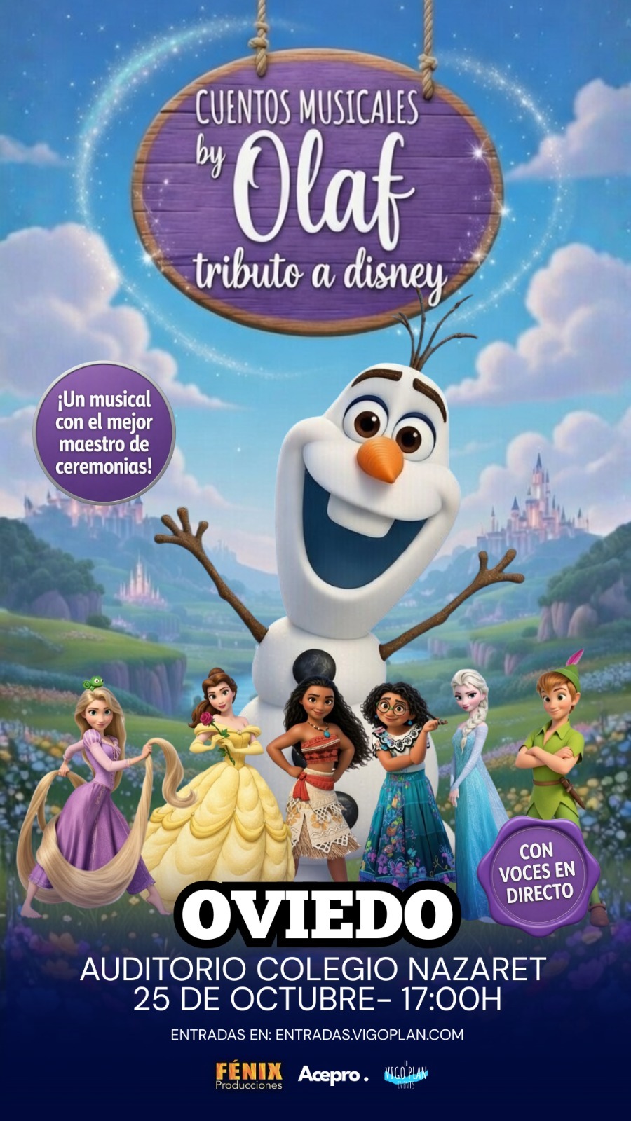 Cuentos musicales by Olaf, tributo disney