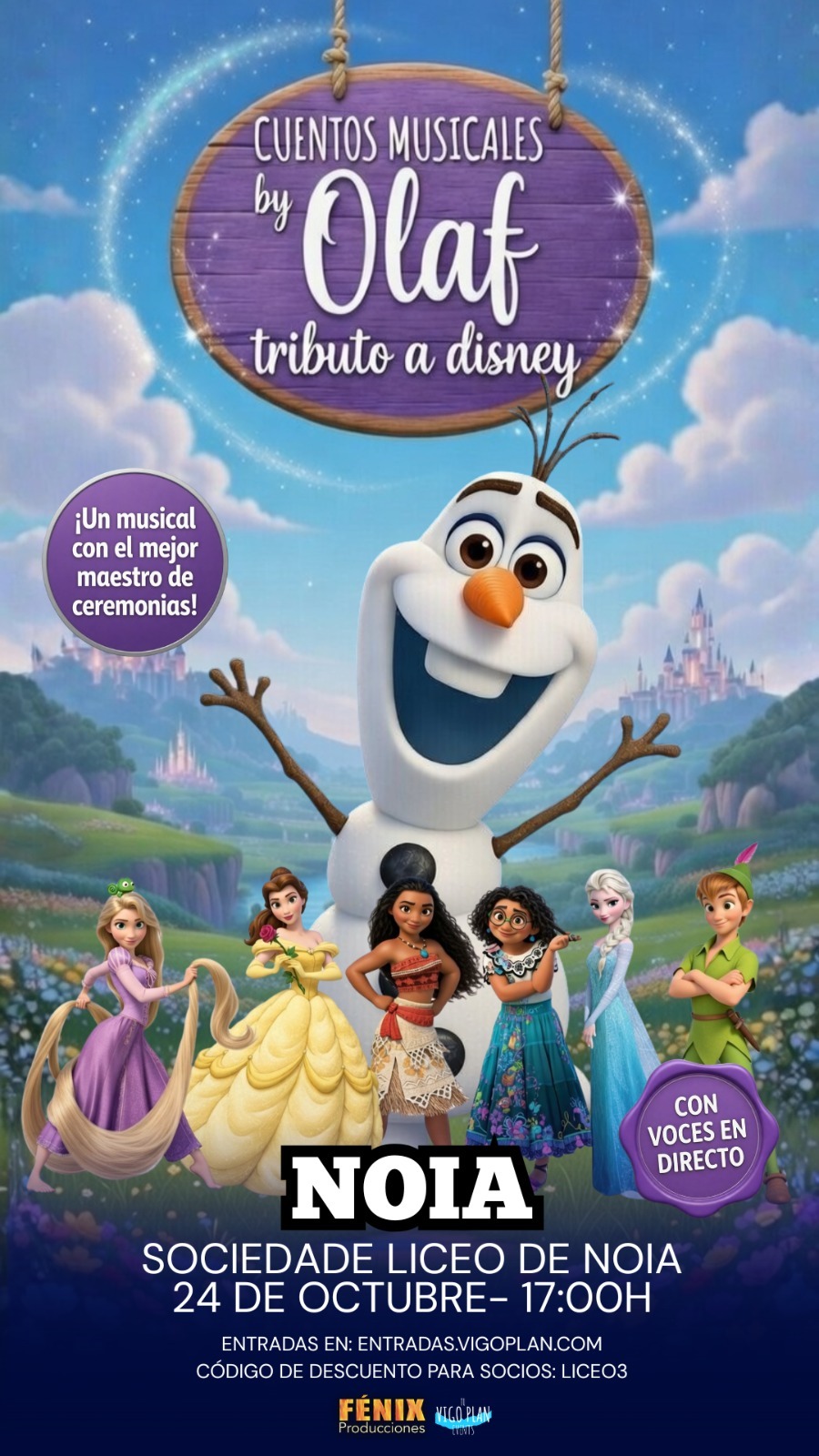 Cuentos musicales by Olaf, tributo disney