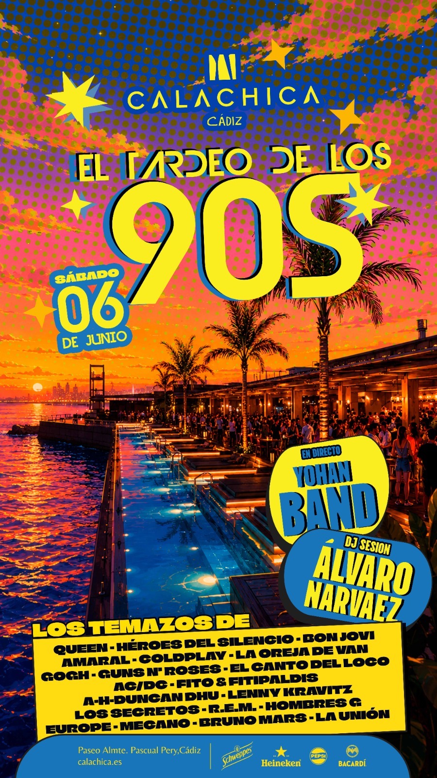SÁBADO 06 JUNIO  | EL TARDEO DE LOS 90's 