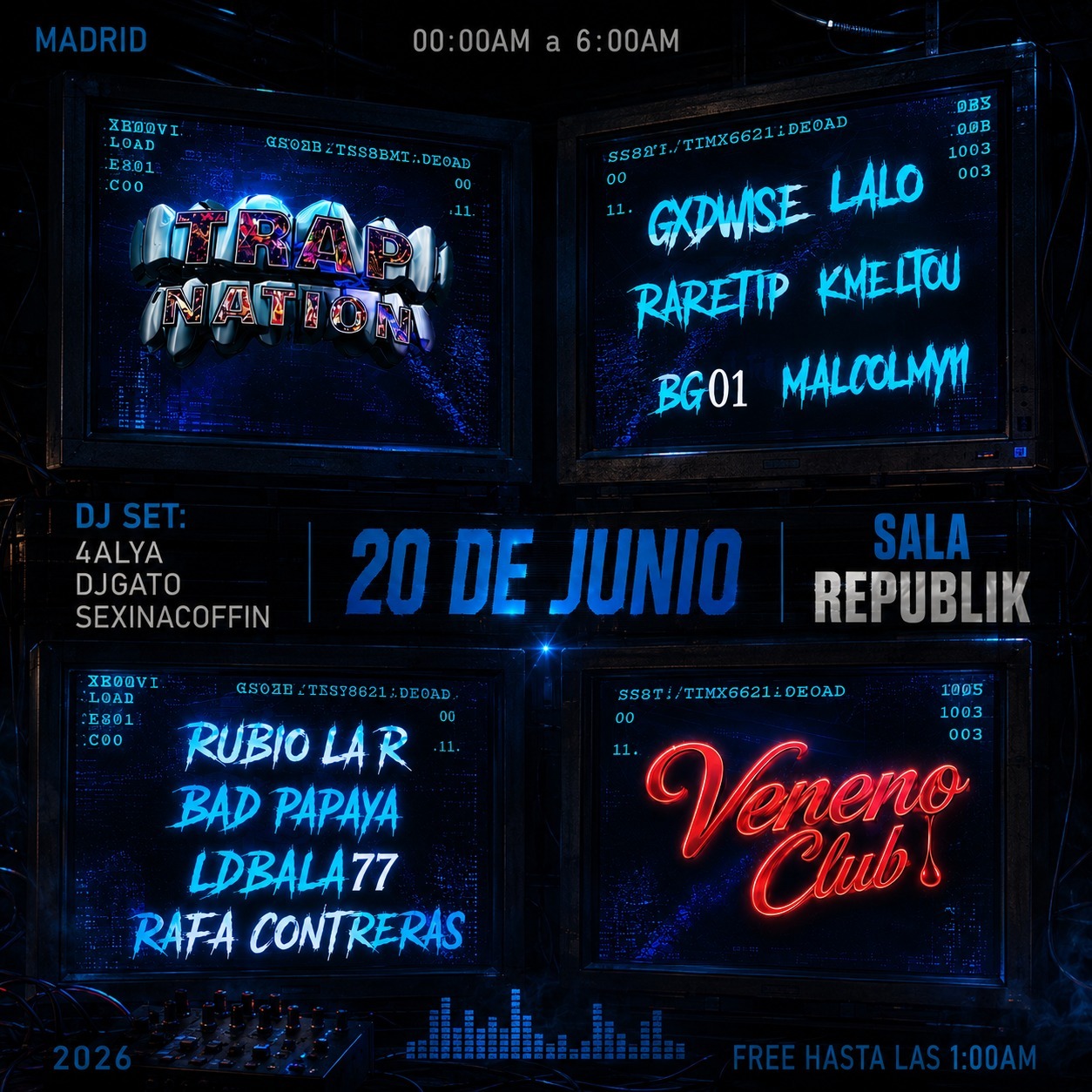 TRAP NATION x VENENO CLUB - Club Sala Republik