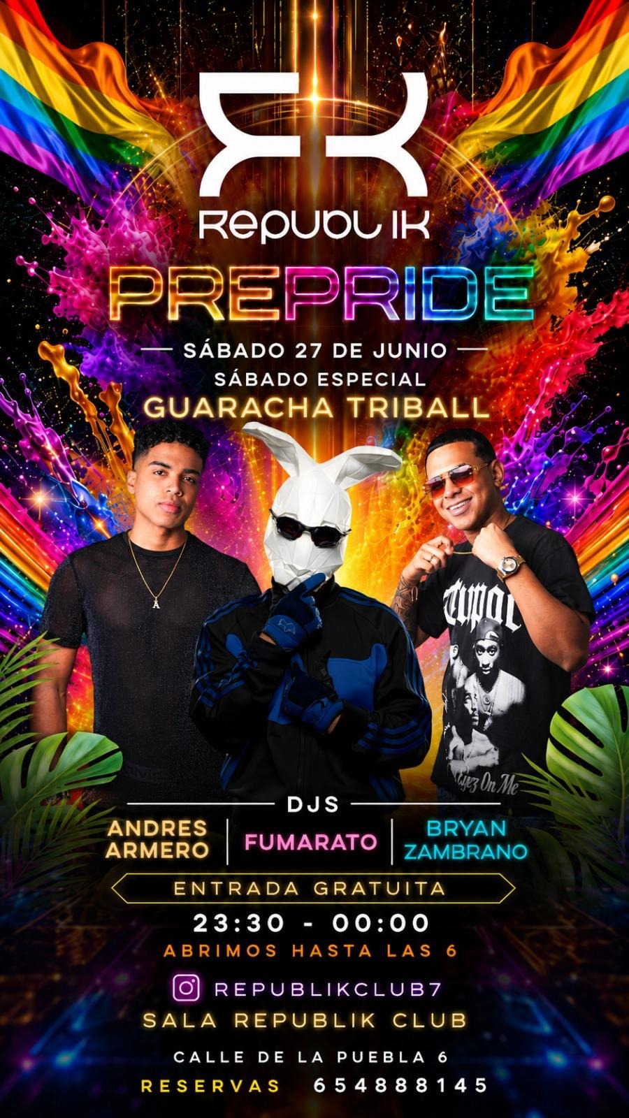 ESPECIAL REPUBLIK PRE PRIDE!! - Club Sala Republik