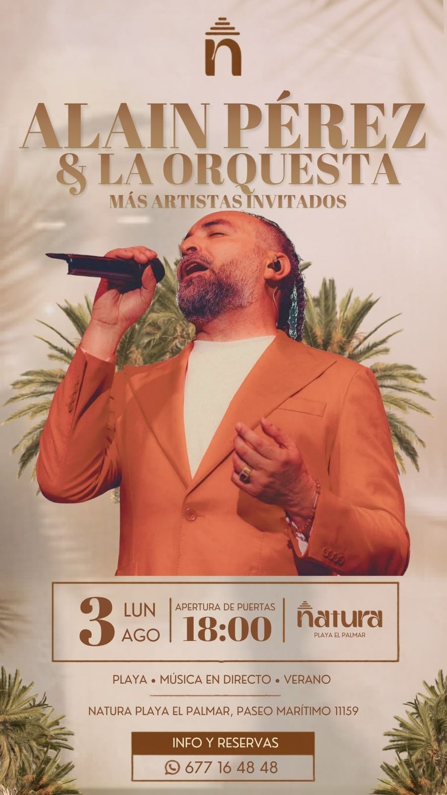 Alain Pérez y la orquesta
