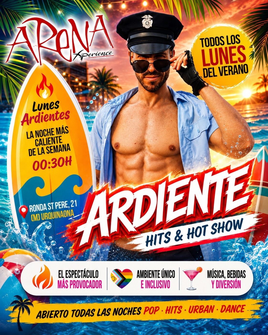 ARENA'S STRIPTEASE MONDAY