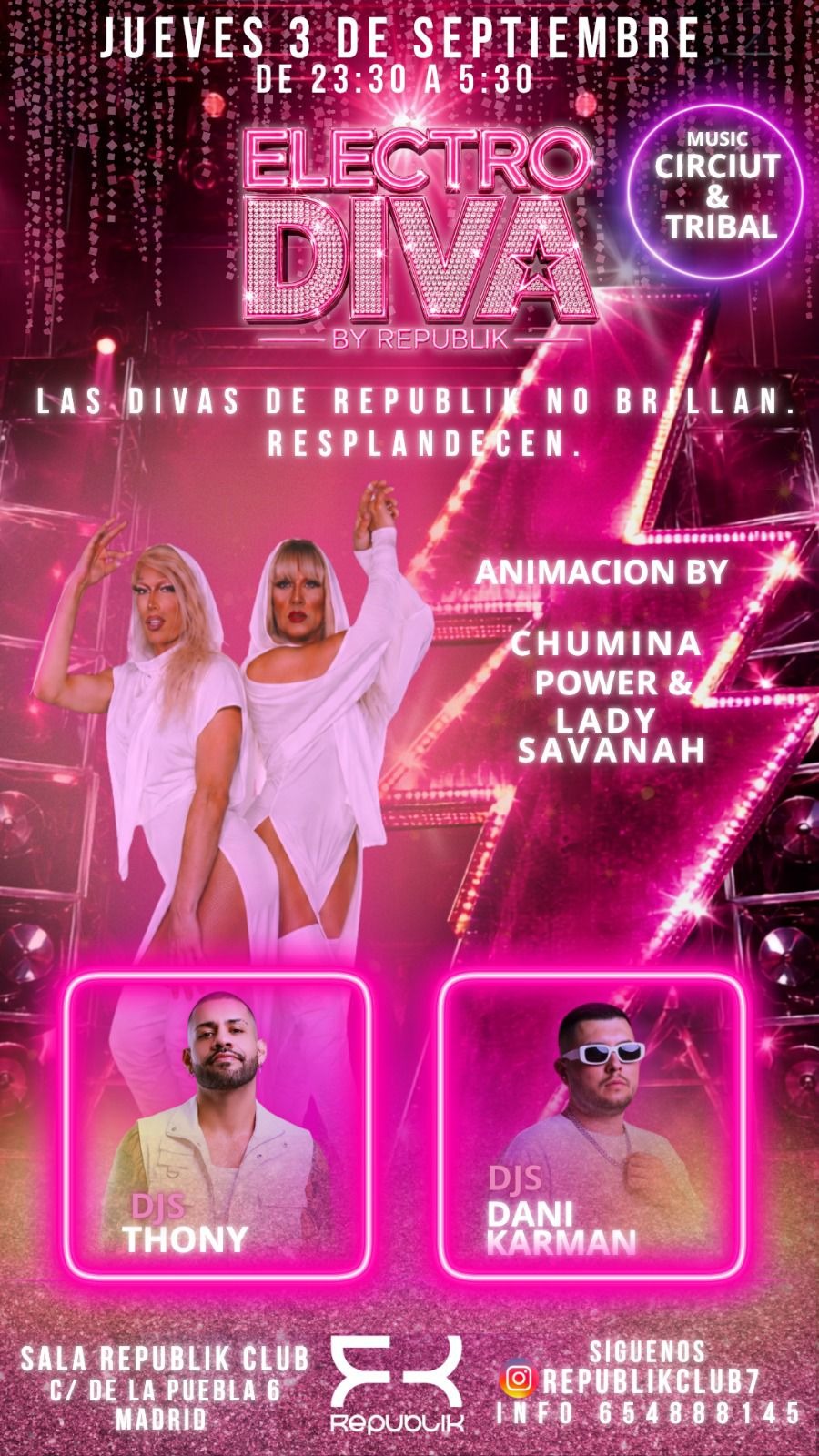  Electro Divas - Club Sala Republik