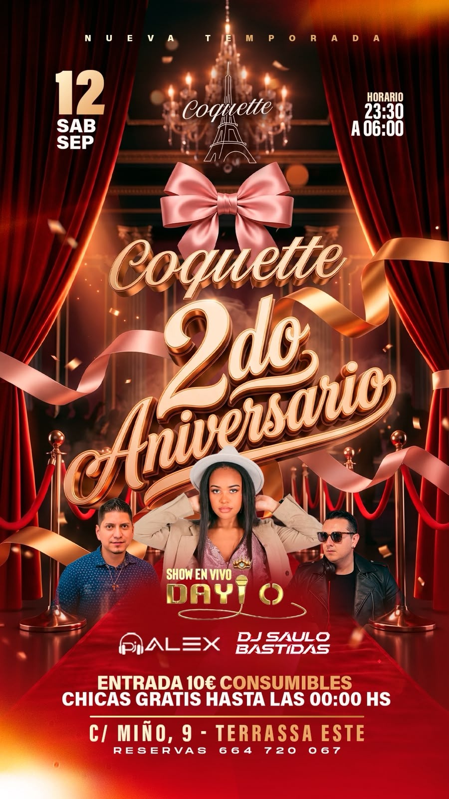 SABADO Coquette 2do Aniversario
