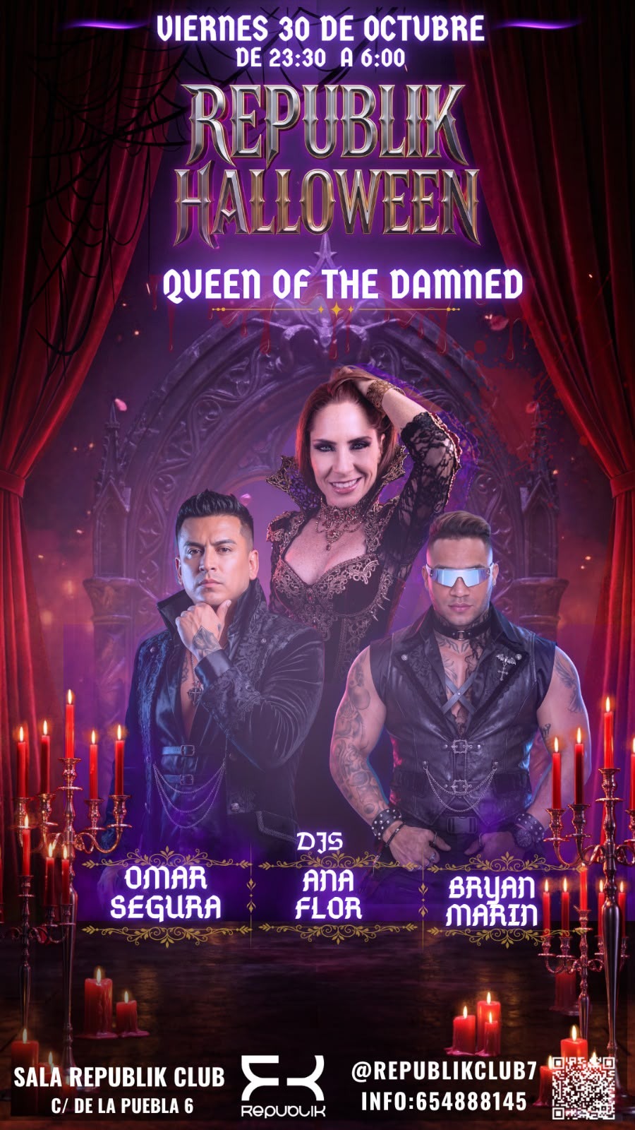 REPUBLIK HALLOWEEN QUEEN OF THE DAMNED SALA REPUBLIK
