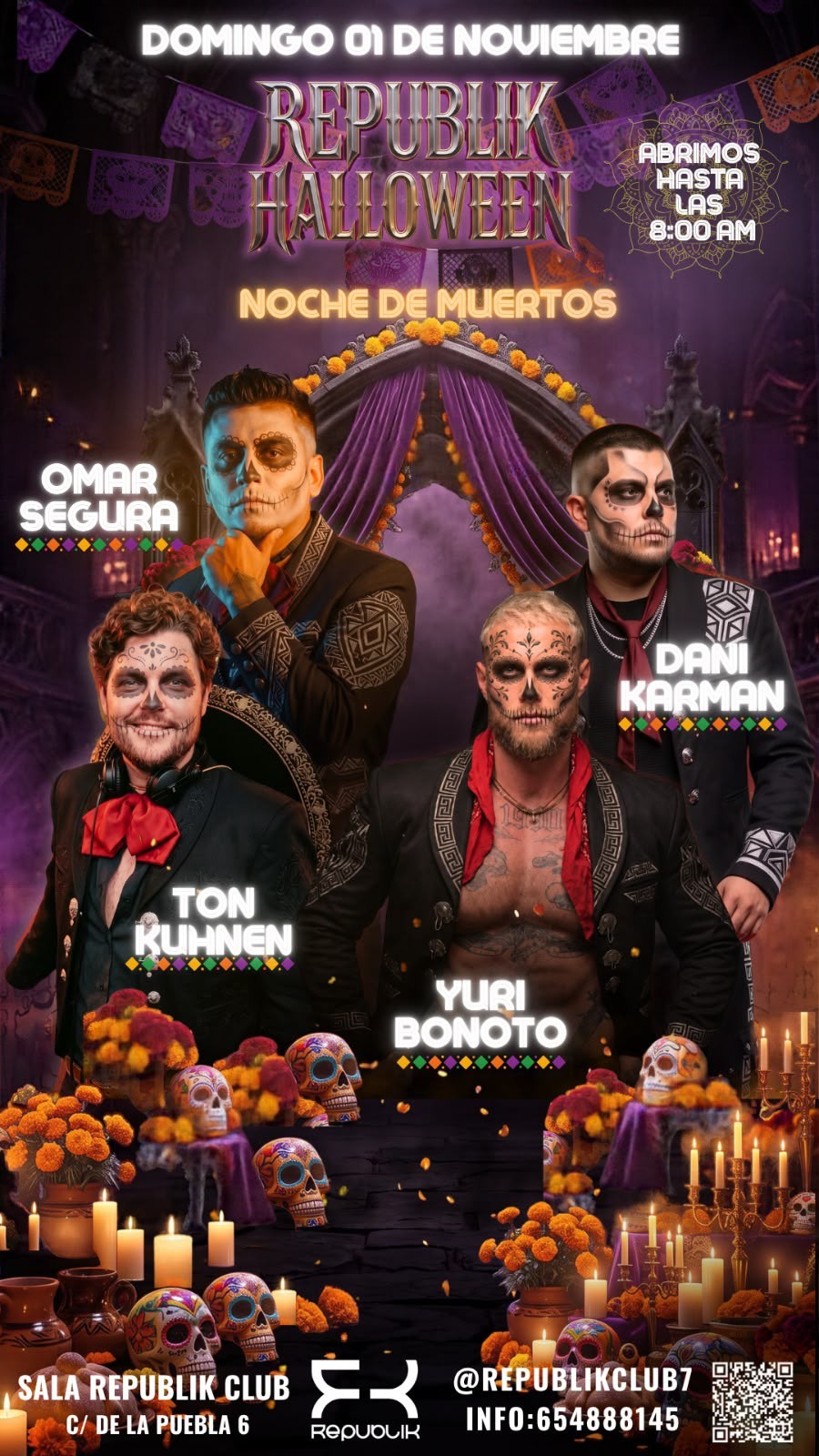 NOCHE DE MUERTOS SALA REPUBLIK