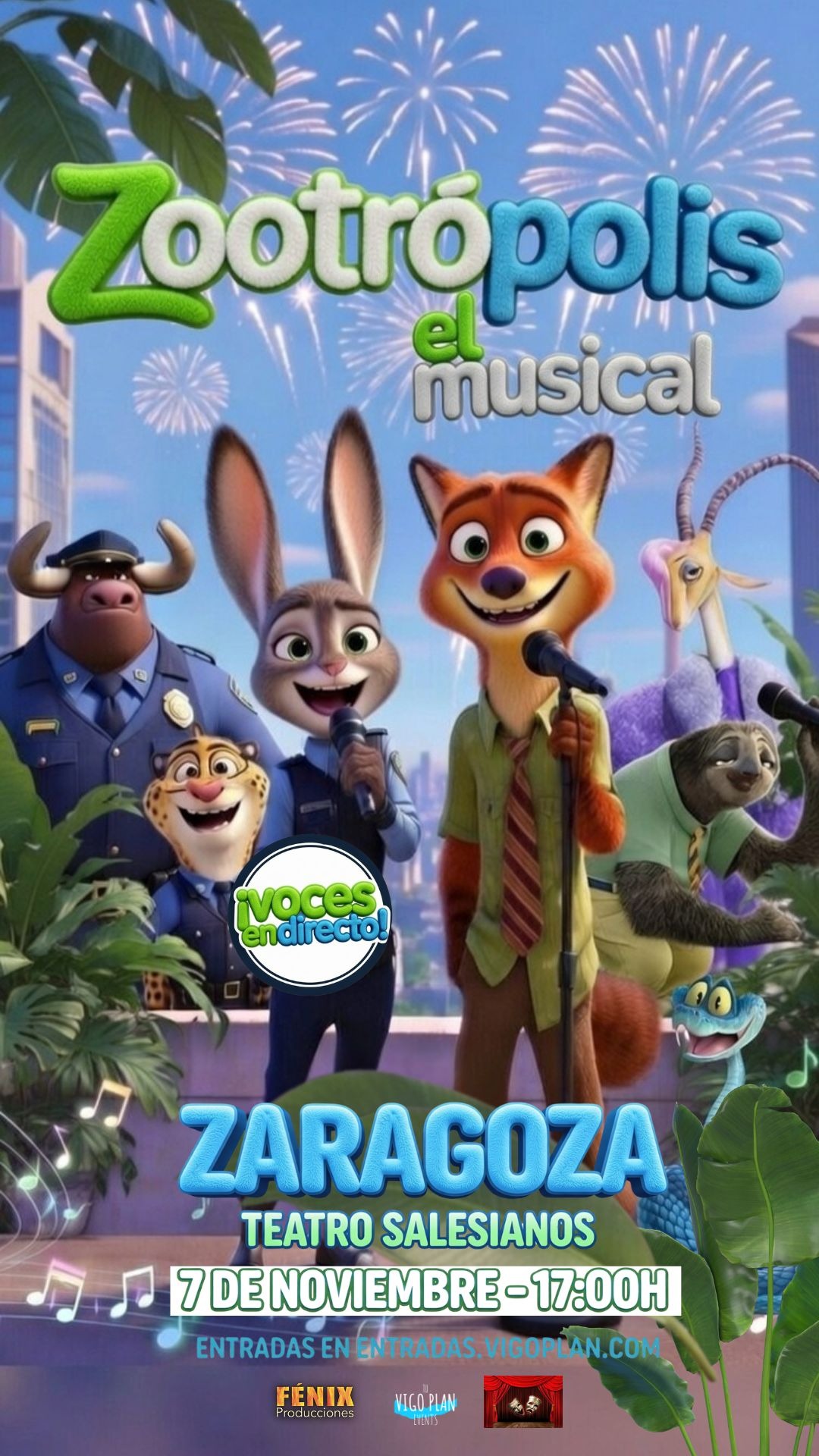 ZOOTRÓPOLIS, EL MUSICAL